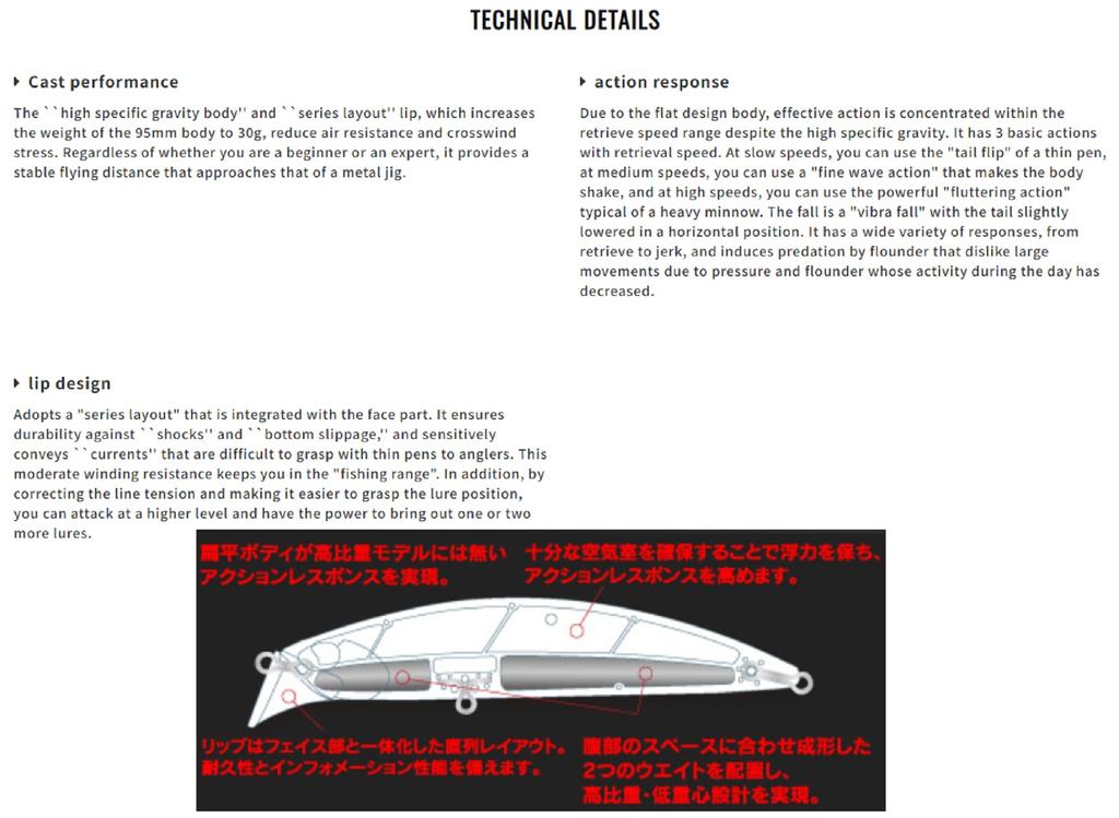 DUO Тонущая приманка Beach Walker 95S Axcion CPA0540 (4424)