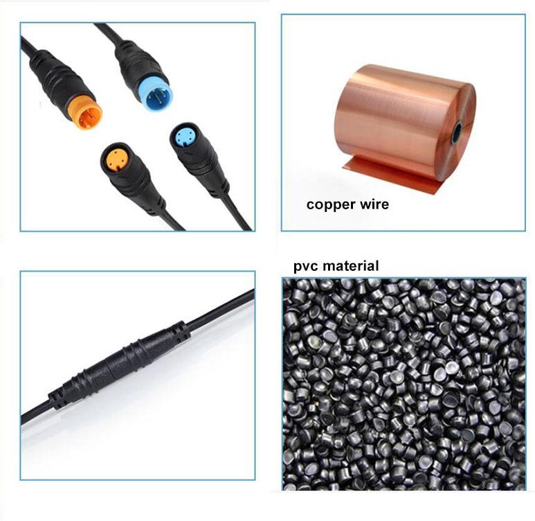 30 см M8 2 3 5-контактный датчик скорости электровелосипеда, мужской-женский M/F, удлинительный кабель для электровелосипеда, водонепроницаемый штекер провода