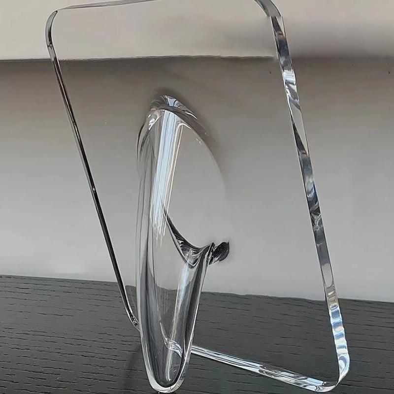 Acrylic Po Frame Vase Modern Art Floral Flower Vase Desktop Plant Holder For Office Home Gift Wedding Table Centerp Decor