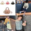 Adorable Mini Shoulder Bag For Kids Featuring Trendy Geometric Design And Stylish Colors