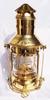 12" Polished Brass Ship Boat Anchor Lantern Nautical Maritime Rail Road Oil Lamp