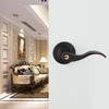 Kaifuan Lever Handle Lock for Entry Doors, Passageways, and Bathrooms (Key Included) (Right-Hand Drive) (805-K-R-ORB)