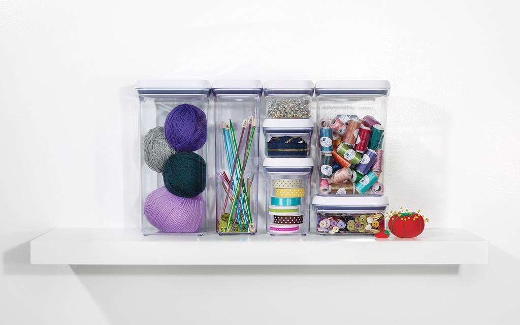 OXO Контейнер для хранения поп-контейнер старый тип маленький квадратный мини 1106040 0.3л