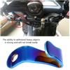 Stainless Steel Motorcycle Hook Hanger Universal 6mm Colorful Titanium