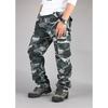 Мужские камуфляжные повседневные брюки, свободные брюки большого размера с несколькими карманами, брюки для стройплощадки, рабочие брюки, тактические брюки