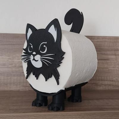 1 шт/2 шт держатель для рулонов туалетной бумаги для кошек подставка для хранения рулонов туалетной бумаги 3D-печать