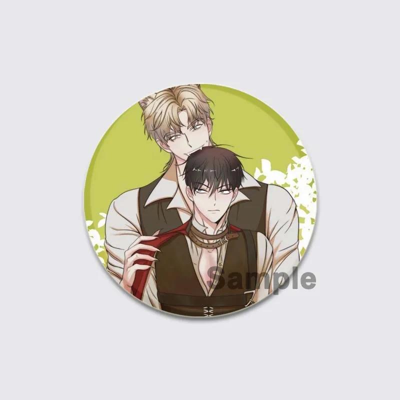 32/44/58mm BL Anime Low Tide In Twilight Badge Cartoon Brooches On Backpack Clothes Handmade Round Enamel Pins for Jewelry Gift Accessory