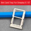 Sim Card Tray Holder For Oneplus 6 6T 7 7T Pro X 1 2 3 3T 5 5T Sim Slot Socket SD Card Memory Reader Flex Cable Repair Parts