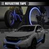 Reflective Tape Reflective Sheet 1cmx8m Durable Weather Resistant PVC Blue