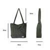 Women's shoulder bag with zipper for work, office, travel