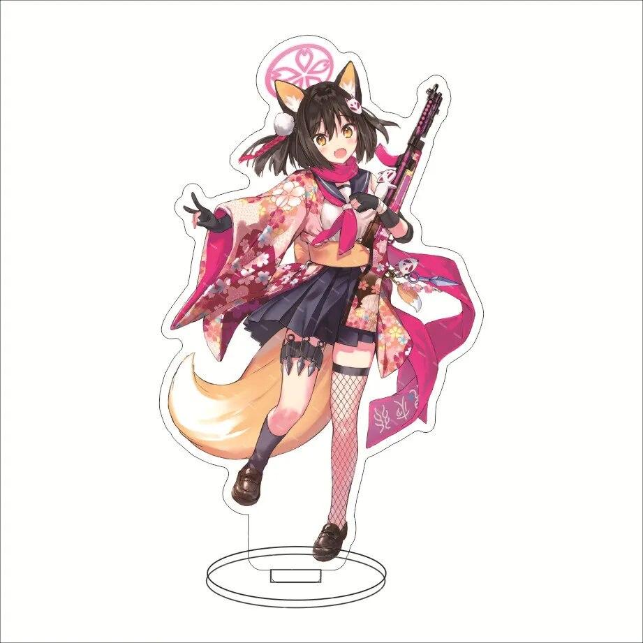 Blue Archive Hyakkiyakou School Acrylic Stand Characters Kasuga Tsubaki Waraku Chise Kuda Izuna Desk Display Standing Ornament