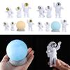 Birthday Home Decor Figurines Spaceman Astronaut Ornaments With Moon Sculpture Cosmonaut Statues