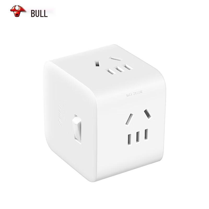 BULL Mini Cube Travel Power Strip CN plug (adapter included)