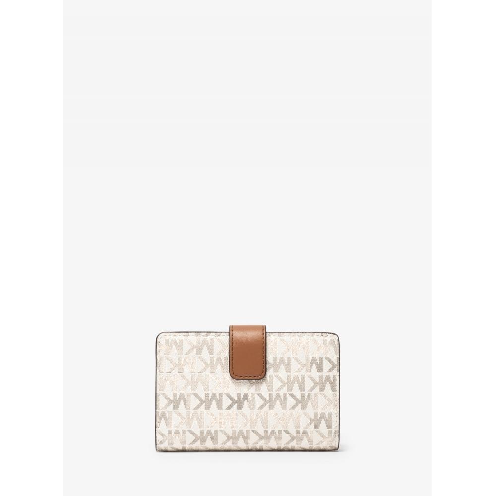 Michael Kors Кошелек-бифолд на молнии для монет Jet Set Travel 35f8gtvf2b150 Ваниль