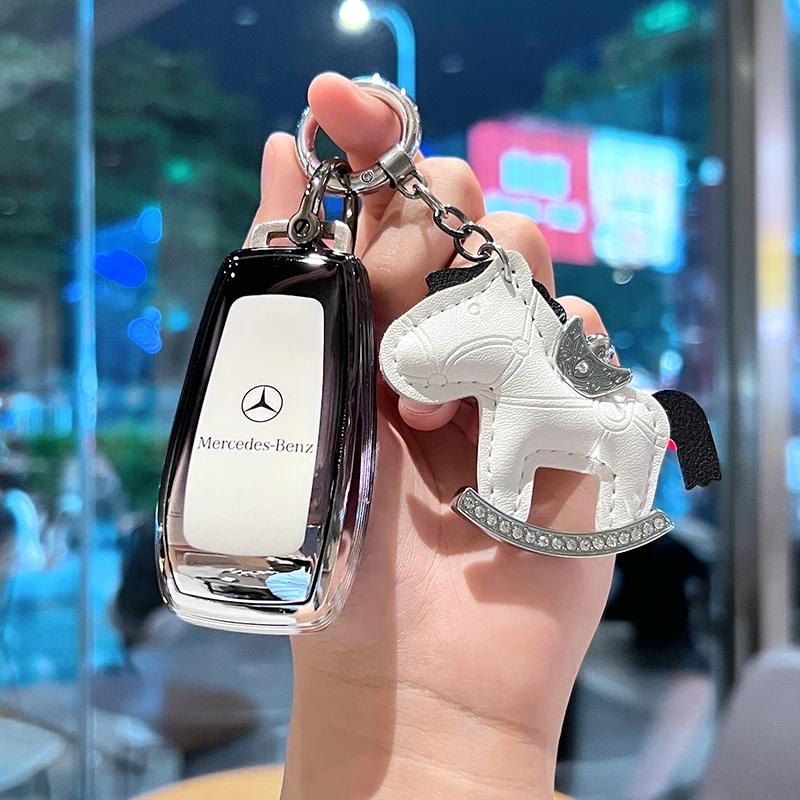 VFO1 Чехол-защитная оболочка для корпуса автомобильного ключа для Mercedes Benz A C E S G Class GLC CLE CLA W177 W205 W213 W222 X167 AMG Аксессуары