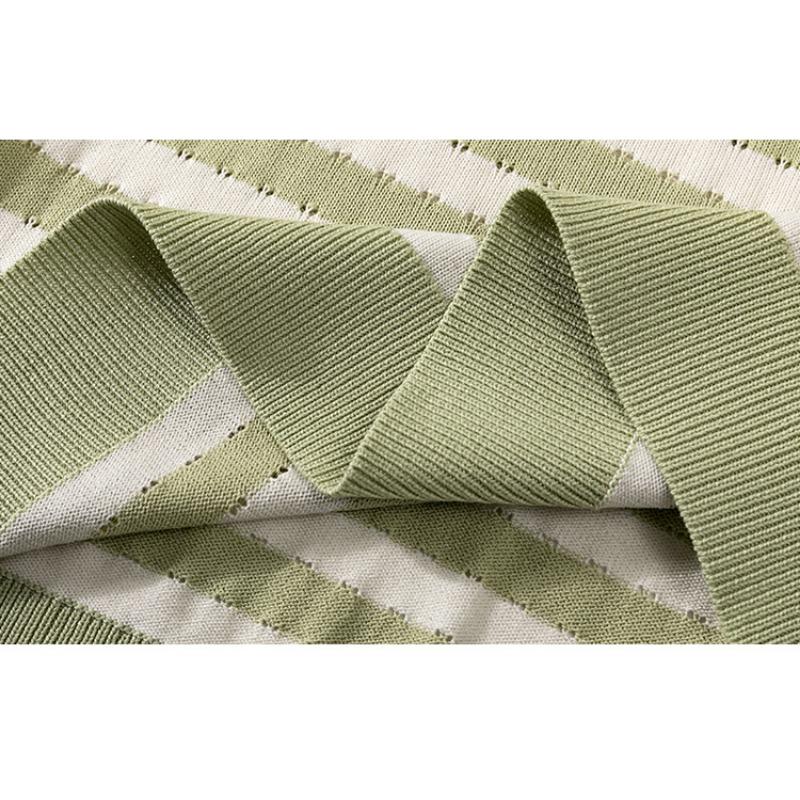 Женская футболка больших размеров с квадратным вырезом в полоску, женские топы с короткими рукавами, летняя свободная трикотажная одежда