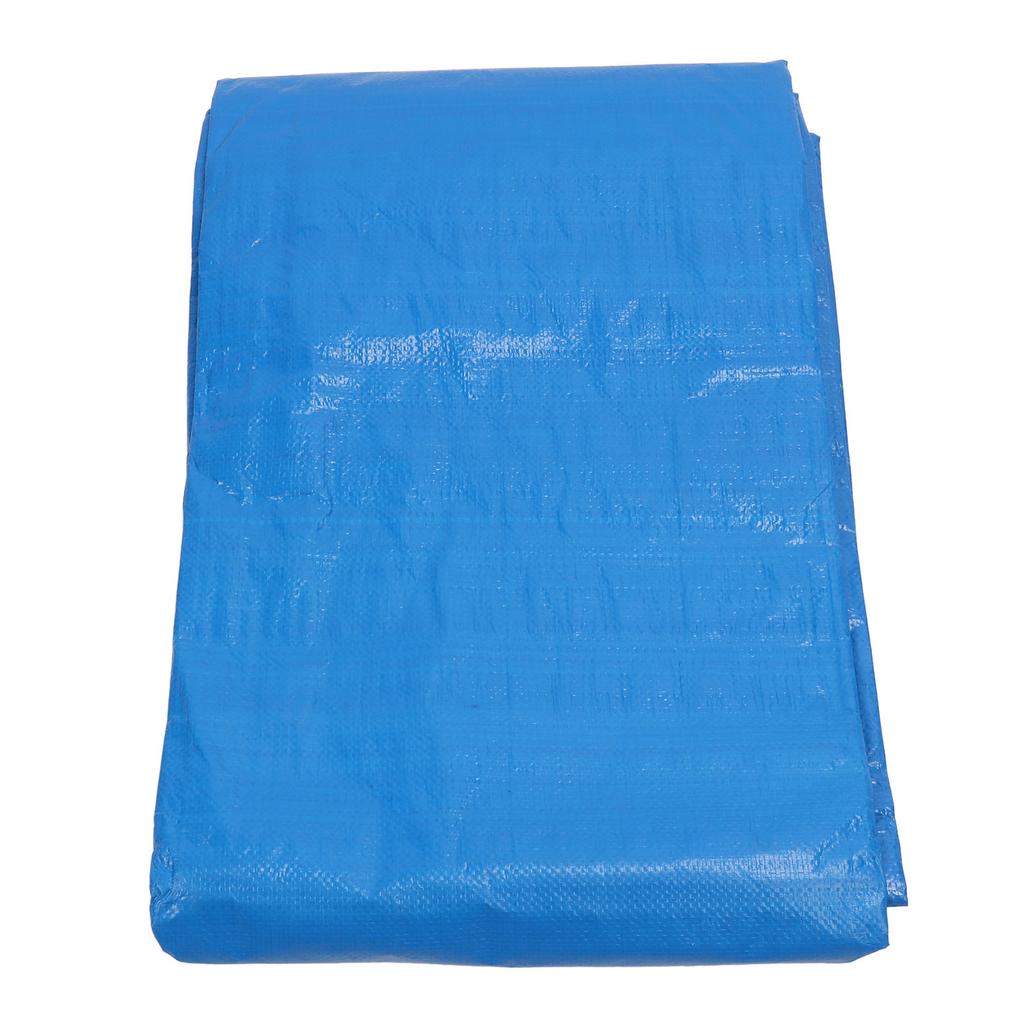 Тяжелый полиэстеровый брезент 6x6 м, синий, водонепроницаемый, устойчивый к УФ-излучению, многоцелевой полиэстеровый брезент