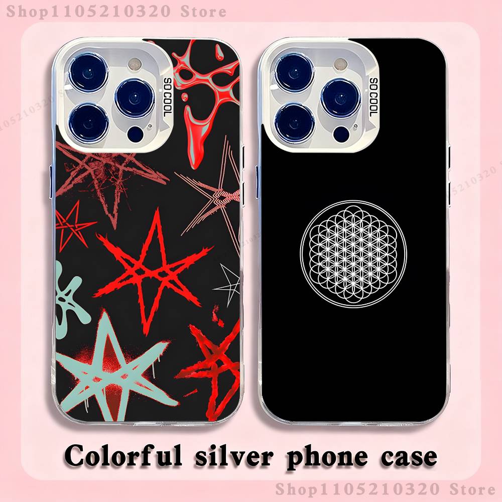 B-Bring Me The Horizon Phone Case For iPhone 17,16,15,14,13,12,11,Pro,Max,Plus,Mini,XS,SE Anti Fall White Matte Hard Bumper