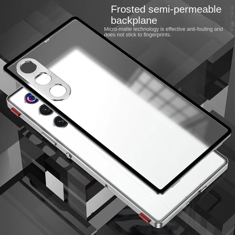 Противоударный металлический защитный чехол для телефона ZTE Nubia Red Magic 10 Air 10 Pro + 9 S Pro, металлический каркас из алюминиевого сплава, жесткая матовая бамперная крышка