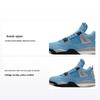Детские кроссовки Air 4 Retro PS University Blue Tech-серый белый черный BQ7669-400