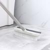 Toilet Floor Brush Wiper Integrated Toilet Cleaning Brush Tile Bathroom Two-in-one Long Handle Hard Hair Floor Brush