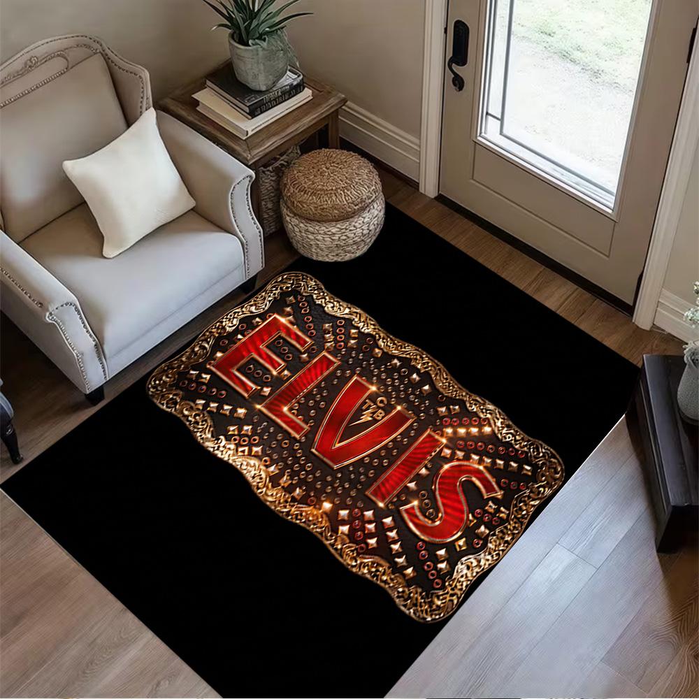John Lennon Union Jack Guitar Floor Mat Design for Bedrooms Dormitory Study room Decorate room Anti-slip Rug Anime Office Decor Gift for Festivals