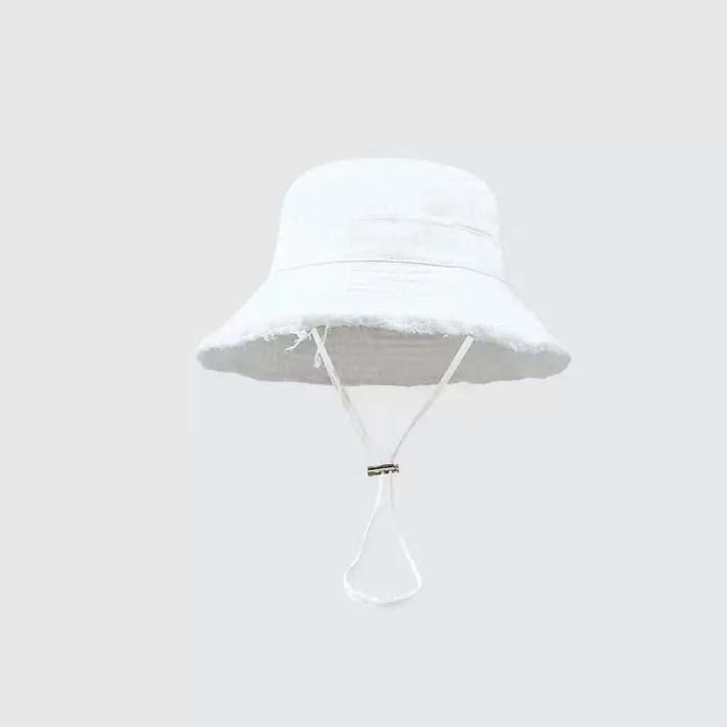 Cotton Waterwashed Fisher Cap With Sunshade For Summer Outdoor Sun Protection And Casual Wear