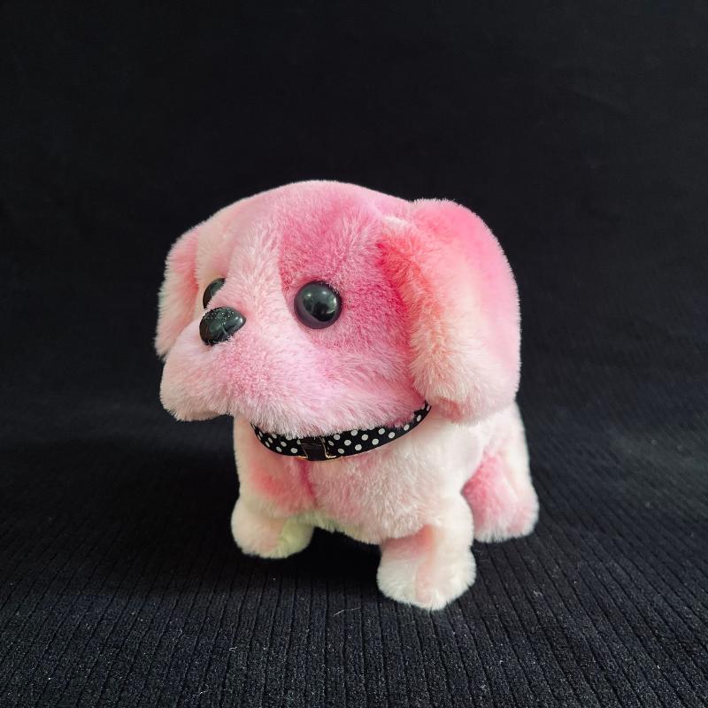 1Pcs Child Friendly Leashed Puppy Doll, Electronic Barking and Walking Plush Toy as Gift