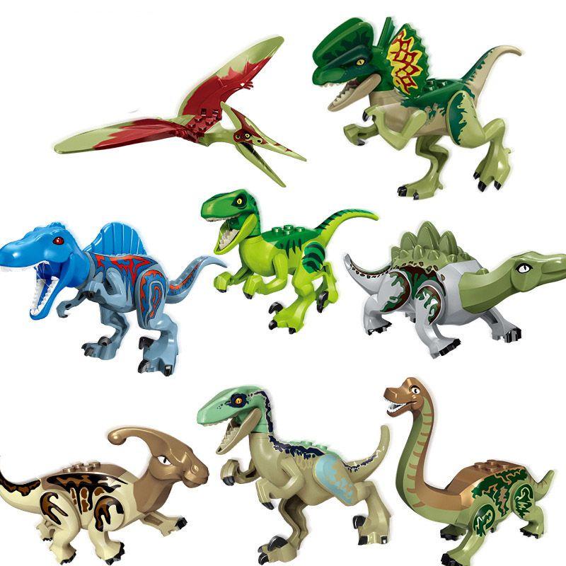 Abs Jurassic Dinosaurs Building Blocks With Adorably Detailed Figures**