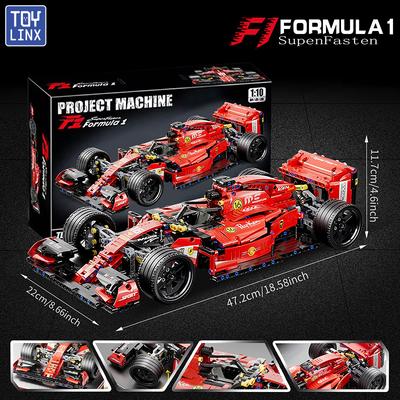 F1 Гоночные машины на радиоуправлении 1163 детали Наборы для сборки MOC Строительные блоки с дистанционным управлением Крутые коллекционные наборы моделей автомобилей Строительные игрушки