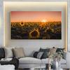 Nordic Sunflower Canvas Painting Wall Art Landscape Posters and Prints Flower Field Pictures for Living Room Entrance Decoration No Frame