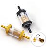 2 Pieces Inline Fuel Filter Replacement Industrial High Performance Universal High Flow Fuel Filter For Lawn Mower Tractor Motorcycle Replacement