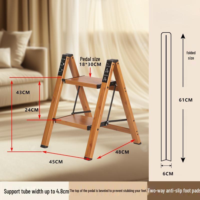 Многофункциональная алюминиевая складная стремянка для использования в помещении/на улице