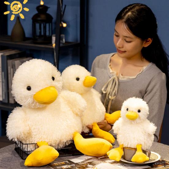 18/25/36 см, мягкая игрушка в виде утки, плюшевые игрушки в виде животных, мягкие пушистые плюшевые игрушки для детей, для маленьких мальчиков и девочек, игрушка для сенсорного развития, подарок для новорожденных, декор для детской комнаты