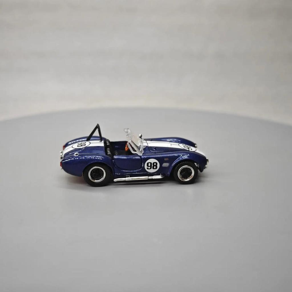 1:64 SHELBY COBRA 427 S/C Высокодетализированная Сплавная Модель Автомобиля Коллекционная Игрушка Подарок Продвинутая Модель Автомобиля Коллекционные