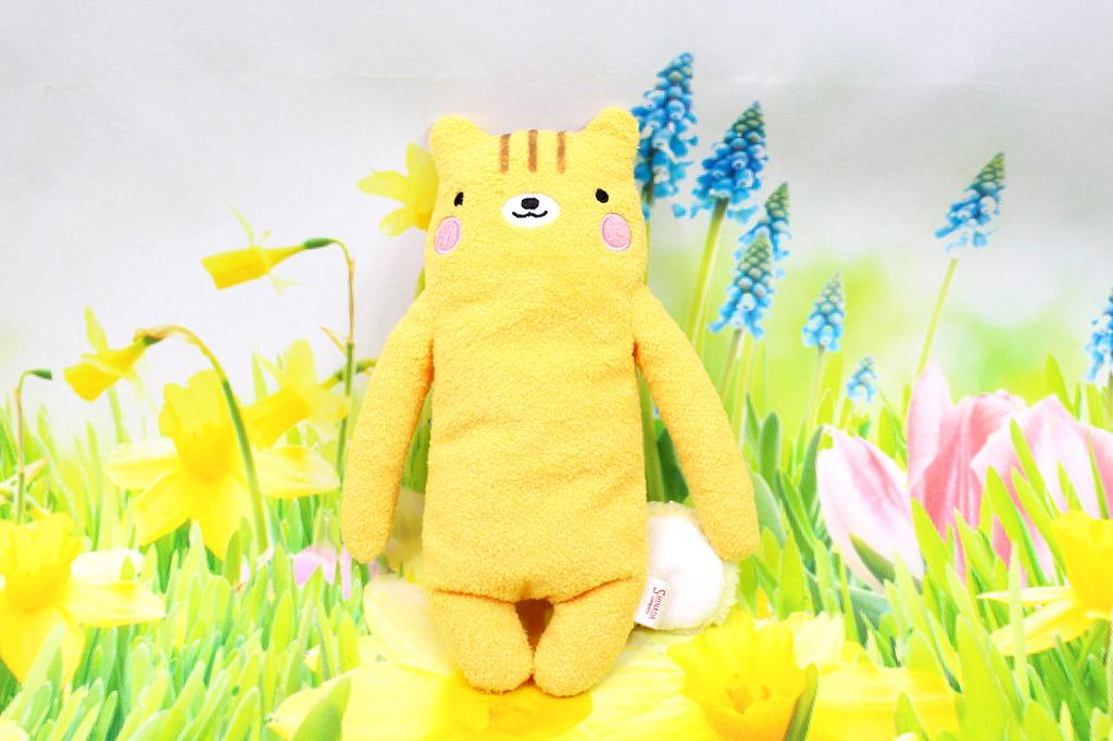 Shinada Fumofumo-san Rittsu Yellow (Medium) 10 X 5 X 20 Cm Plush Toy Animal Goods FMRI-0078Y