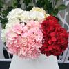 Realistic Fabric Hydrangea Artificial Plant For Wedding Celebration Home Decor
