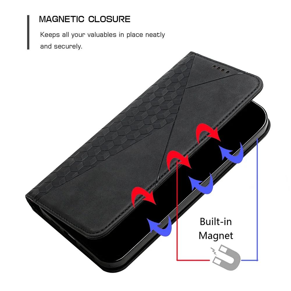 Кожаный чехол для Xiaomi 14T Pro Redmi Note 14 13 Pro Plus 12 Turbo 12S Redmi 14C 13C 12C 11A C75 С подставкой и слотом для карт, книжка