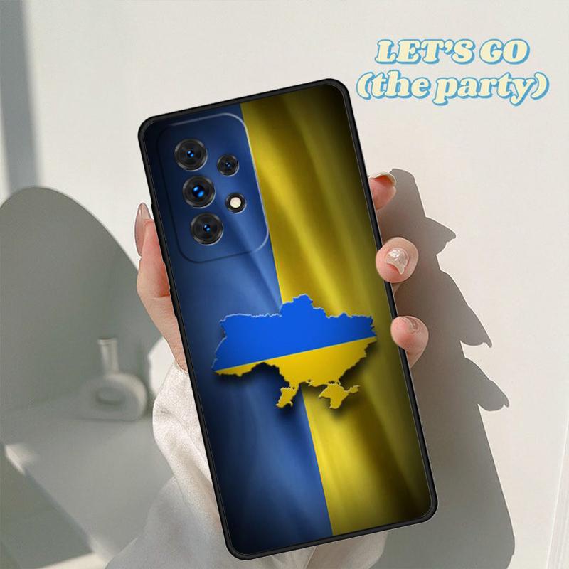 Чехол для телефона с флагом Украины Для Samsung Galaxy A42 A31 A40 A51 A71 A32 A80 A91 A52 A72 A73 A20e A21S A50 A70 A11 A12 Чехол