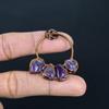 Amethyst Pendant Gemstone Jewelry, Copper Electroformed Pendant, Gift For Women Handmade Pendant