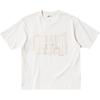 Uniqlo X Kenshi Yonezu Коллаборация Осень/Зима 2024 Письмо Серый Силуэт цапли Принт Свободный крой Круглый вырез Короткий рукав Футболка Унисекс Топы Белый 473522-01