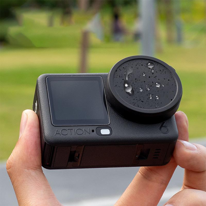 Силиконовая крышка объектива для Dji Osmo Action 6, защитная крышка от царапин и отпечатков пальцев для аксессуаров Action6