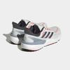 Adidas Solar Boost 5 Running Shoes, Crystal White/Grey Five/Solar Red (GW1962), Size 26.0 cm