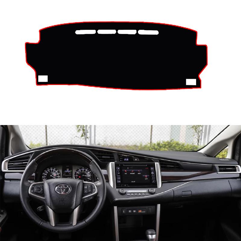Для Toyota Kijang Innova 2 Crysta AN140 2016- 2021 Противоскользящий чехол на приборную панель Защитная накладка Автоаксессуары Коврик-солнцезащита 2018
