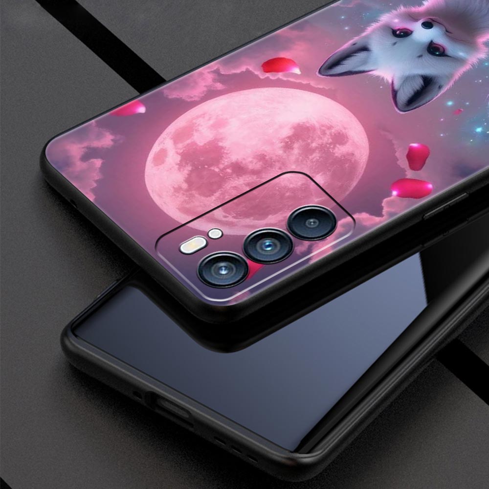 Чехол для телефона Красная Лиса для Oppo A17 A31 A54 A57 A78 A79 A98 Find X5 X6 Reno 6 7 8 10 11 12 13 F Pro 5G Мягкий ТПУ Чехол Fundas Capas