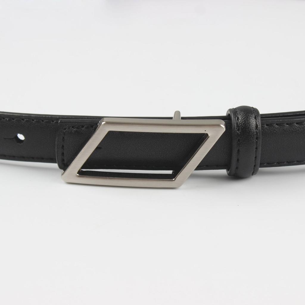 Женский кожаный тонкий ремень Декоративный пояс для рубашки с платьем или костюмом (2 см 8 цветов на выбор)