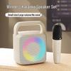Portable Wireless Bluetooth Karaoke Microphone & Speaker Set for Home