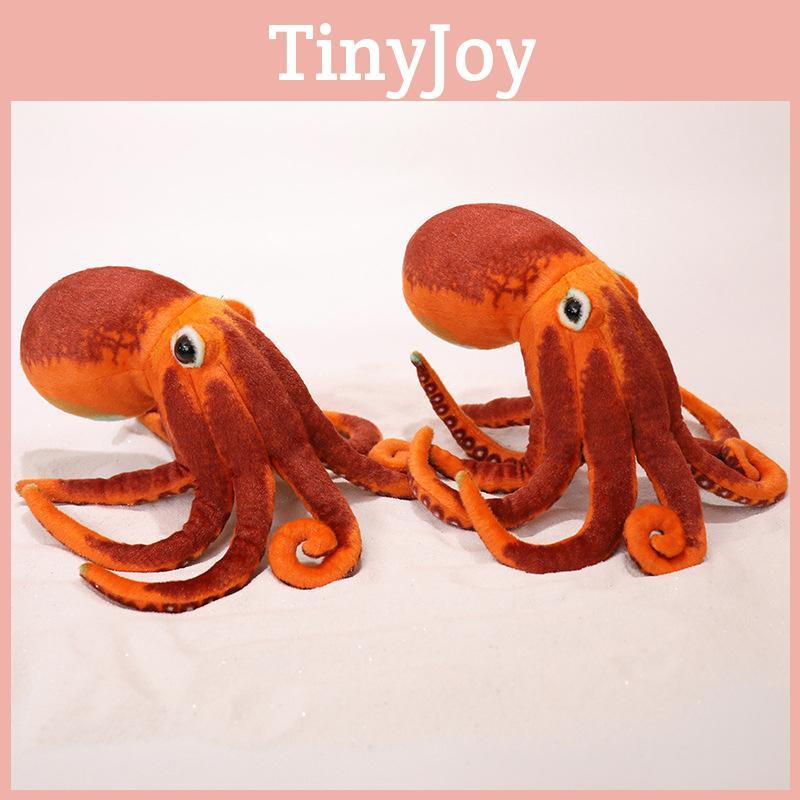 Реалистичная плюшевая игрушка осьминог, мультяшный стиль, мягкая игрушка, подарок, забавная и игривая