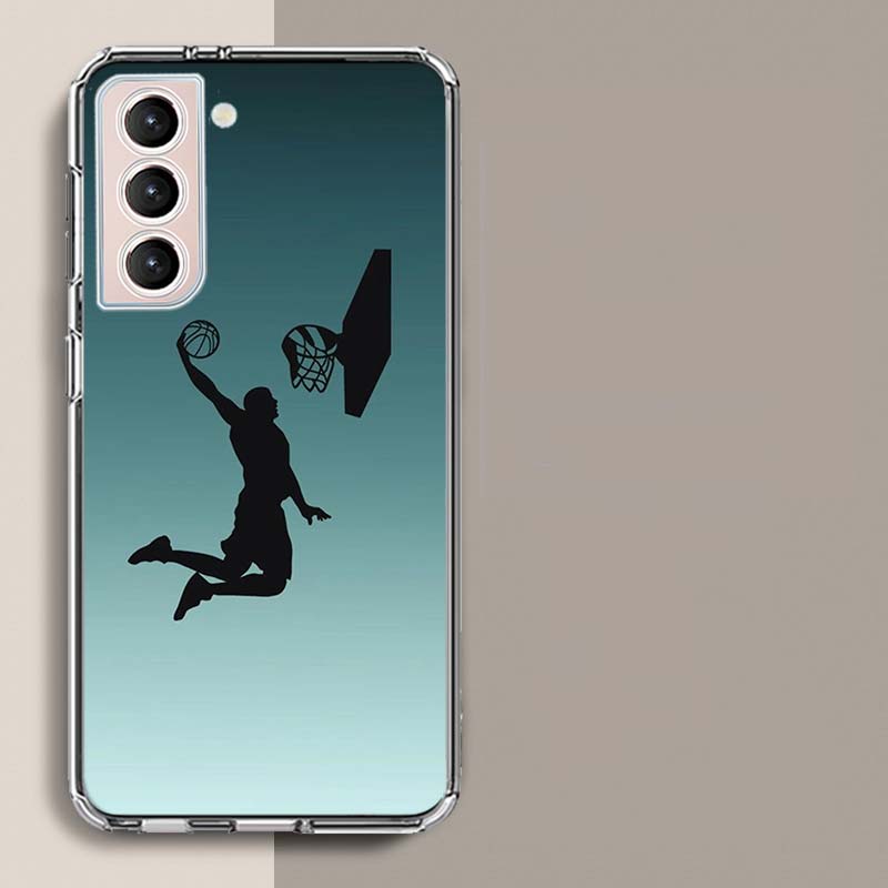 Чехол для телефона с баскетбольным рисунком для Samsung A16 A26 A36 A56 A17 A15 A25 A35 A55 A14 A24 A34 A54 A04S A05S Galaxy Note 20 10 9 8 A9 A8 A7 A
