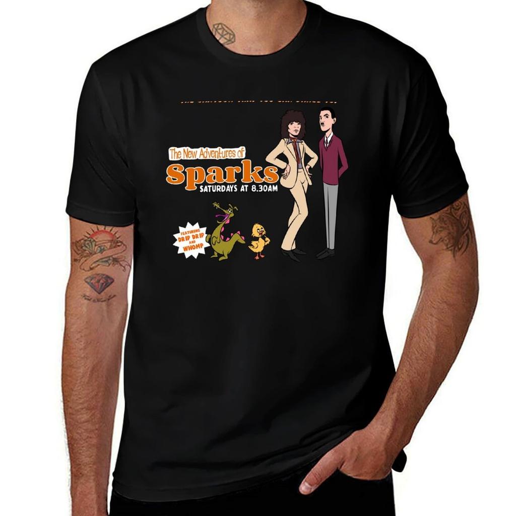 Cartoon Spark T-Shirt t shirts for man cotton cotton t shirts high quality T-Shirt